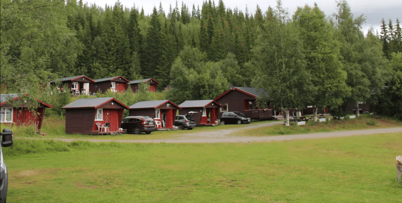 Overnatting på Storforsen Camping
