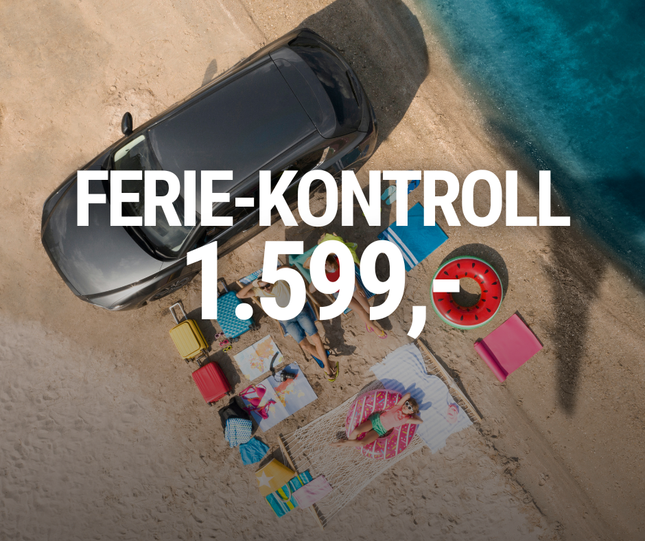 Ferieklar bil – Autobudget Service utfører feriekontroll i Skien